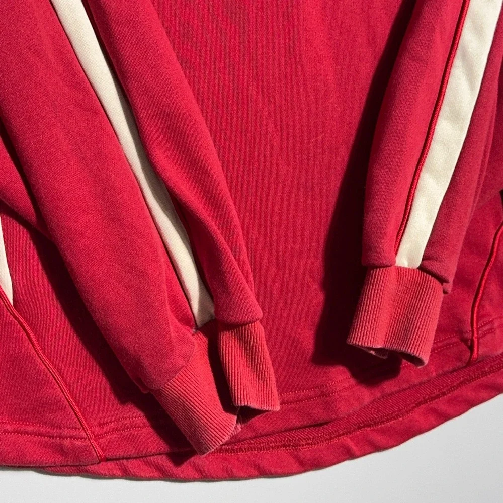 Aelfric Eden Oversized Sweatshirt Mens Size Medium Fleece Red Skate Surf Y2K - Picture 4 of 10
